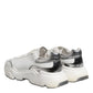 Dolce & Gabbana White Daymaster Leather Low Top Sneakers Shoes
