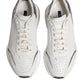 Dolce & Gabbana White Daymaster Leather Low Top Sneakers Shoes