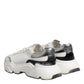 Dolce & Gabbana White Daymaster Leather Low Top Sneakers Shoes
