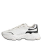 Dolce & Gabbana White Daymaster Leather Low Top Sneakers Shoes
