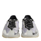 Dolce & Gabbana Black Silver NS1 Men Low Top Sneakers Shoes