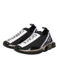 Dolce & Gabbana Black Sorrento Slip On Low Top Sneakers Shoes