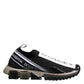 Dolce & Gabbana Black Sorrento Slip On Low Top Sneakers Shoes