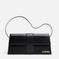 Jacquemus Black  leather Le Bambino Long bag