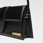 Jacquemus Black  leather Le Bambino Long bag