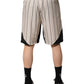 Dolce & Gabbana Off White Polyester DG Logo Sweatshorts Shorts