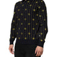 Dolce & Gabbana Black Logo Jacquard Knitted Polo Shirt T-shirt