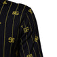 Dolce & Gabbana Black Logo Jacquard Knitted Polo Shirt T-shirt