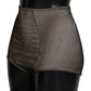 Dolce & Gabbana Bottoms Underwear Beige With Black Net