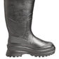 Dolce & Gabbana Black Argento Pull On Rain Boots Shoes