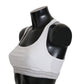 Dolce & Gabbana White Cotton Sport Stretch Bra Underwear