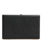 Dolce & Gabbana Black Leather Gold Frame Clutch Evening Party Purse Bag