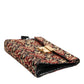 Dolce & Gabbana Multicolor Jacquard Floral Document Briefcase Bag