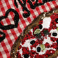 Dolce & Gabbana Red I Love Pizza Rhinestone Embellished Tote Bag