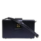Dolce & Gabbana Blue DG BOX Lambskin Leather Crossbody Strap Bag