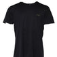 Dolce & Gabbana Dark Blue Logo Plaque Cotton Crewneck T-shirt