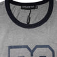 Dolce & Gabbana Gray DG Graphic Print Cotton Crewneck T-shirt