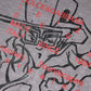 Dolce & Gabbana Gray Graphic Print Cotton Crew Neck T-shirt