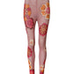 Dolce & Gabbana Pink Floral Leggings Stretch Waist Pants