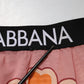 Dolce & Gabbana Pink Floral Leggings Stretch Waist Pants