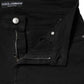 Dolce & Gabbana Black Cotton Skinny Mid Waist Denim Jeans