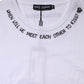 Dolce & Gabbana White Cotton Sleeveless Printed Tank T-shirt