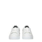 Dolce & Gabbana White Leather Low Top Sneakers