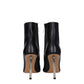 Off-White Black Leather Ankle Boots
