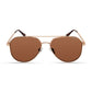 Kenneth Cole Gold Metal Sunglasses