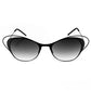 Italia Independent Black Metal Sunglasses