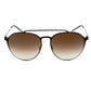 Italia Independent Black Metal Sunglasses