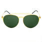 Italia Independent Gold Metal Sunglasses
