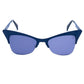 Italia Independent Blue Metal Sunglasses