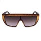 Italia Independent Brown Acetate Sunglasses