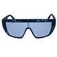 Italia Independent Gray Acetate Sunglasses