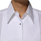 Dolce & Gabbana White Cotton Collared Long Sleeves Shirt Top