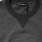Dolce & Gabbana Gray DG Logo Embroidered Pullover Sweater