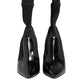 Dolce & Gabbana Black Stretch Stilettos Booties Socks Shoes