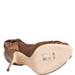 Dolce & Gabbana Brown Bette High Heeled Ankle Boots Shoes