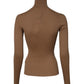 Dolce & Gabbana Brown Knit Long Sleeves Turtleneck Sweater