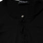 Dolce & Gabbana Black STAFF Round Neck Cardigan Sweater