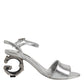 Dolce & Gabbana Silver KEIRA Heels Ankle Strap Sandals Shoes