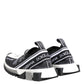 Dolce & Gabbana Black White Sorrento Low Top Sneakers Shoes