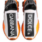 Dolce & Gabbana White Sorrento Slip On Low Top Sneakers Shoes