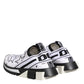 Dolce & Gabbana White Stars Sorrento Low Top Sneakers Shoes