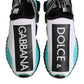 Dolce & Gabbana White Sorrento Slip On Low Top Sneakers Shoes