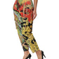 Dolce & Gabbana Multicolor High Waist Cargo Trouser Pants