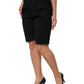 Dolce & Gabbana Black Zip Detailed Wool Straight Leg Pants