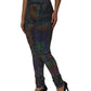 Dolce & Gabbana Multicolor Sequined Leggings Trouser Pants