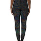 Dolce & Gabbana Multicolor Sequined Leggings Trouser Pants